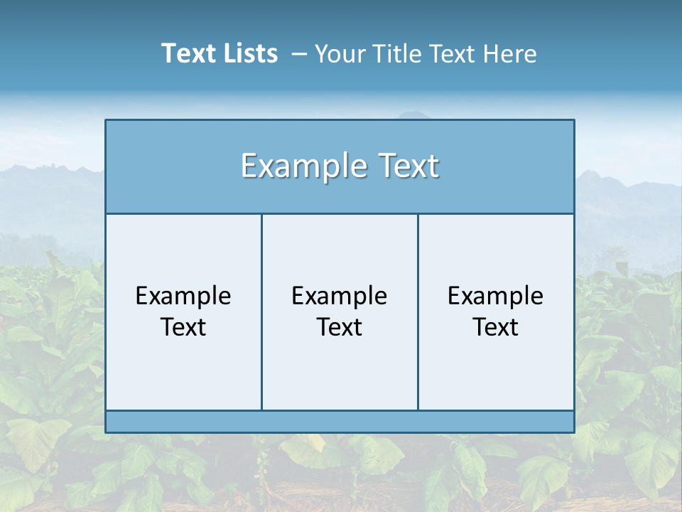 Cool Fresh Transparent PowerPoint Template