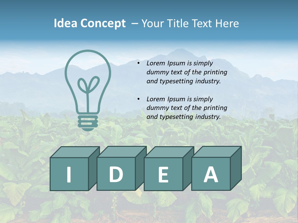 Cool Fresh Transparent PowerPoint Template