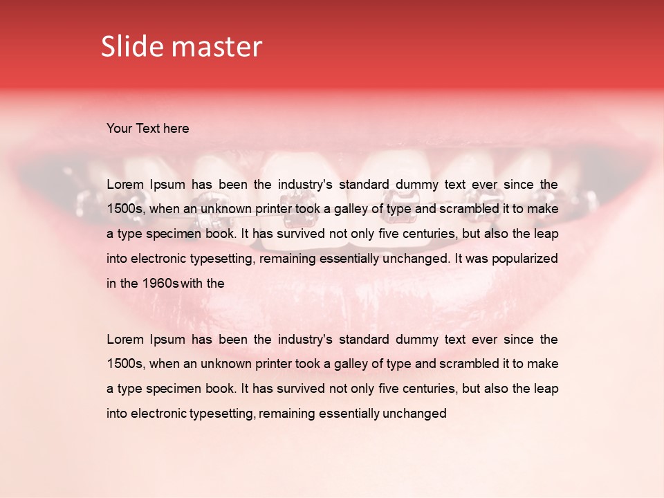 Cheerful Closeup Happiness PowerPoint Template