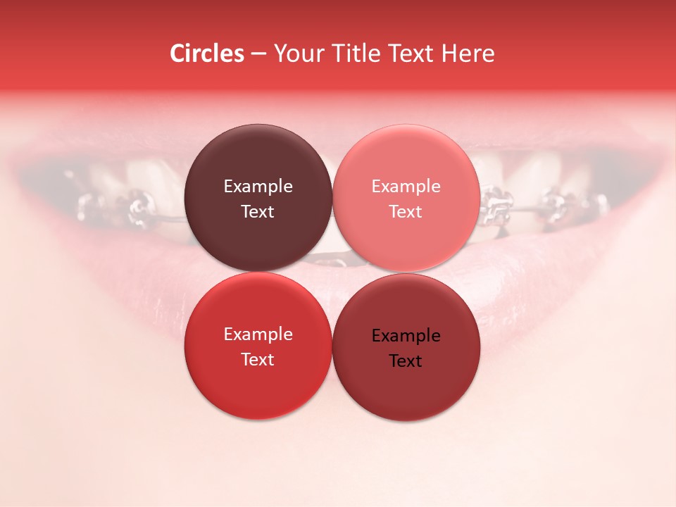 Cheerful Closeup Happiness PowerPoint Template