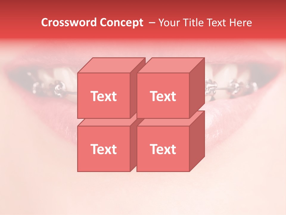 Cheerful Closeup Happiness PowerPoint Template