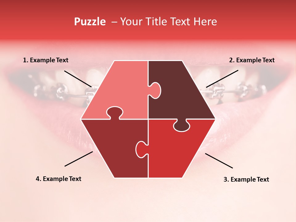 Cheerful Closeup Happiness PowerPoint Template