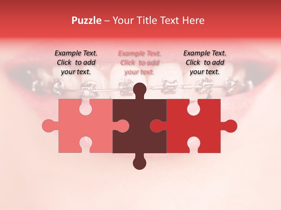 Cheerful Closeup Happiness PowerPoint Template