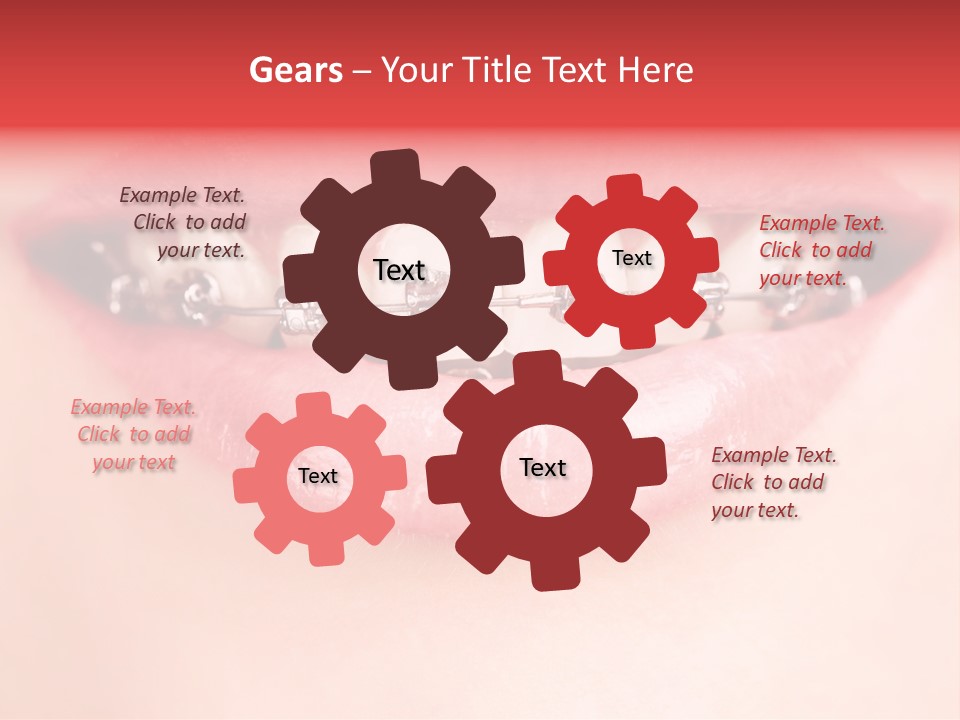 Cheerful Closeup Happiness PowerPoint Template