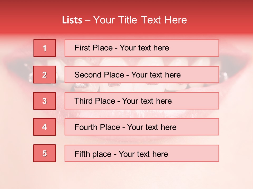 Cheerful Closeup Happiness PowerPoint Template