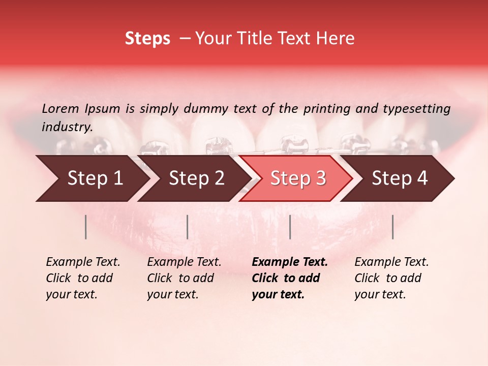 Cheerful Closeup Happiness PowerPoint Template