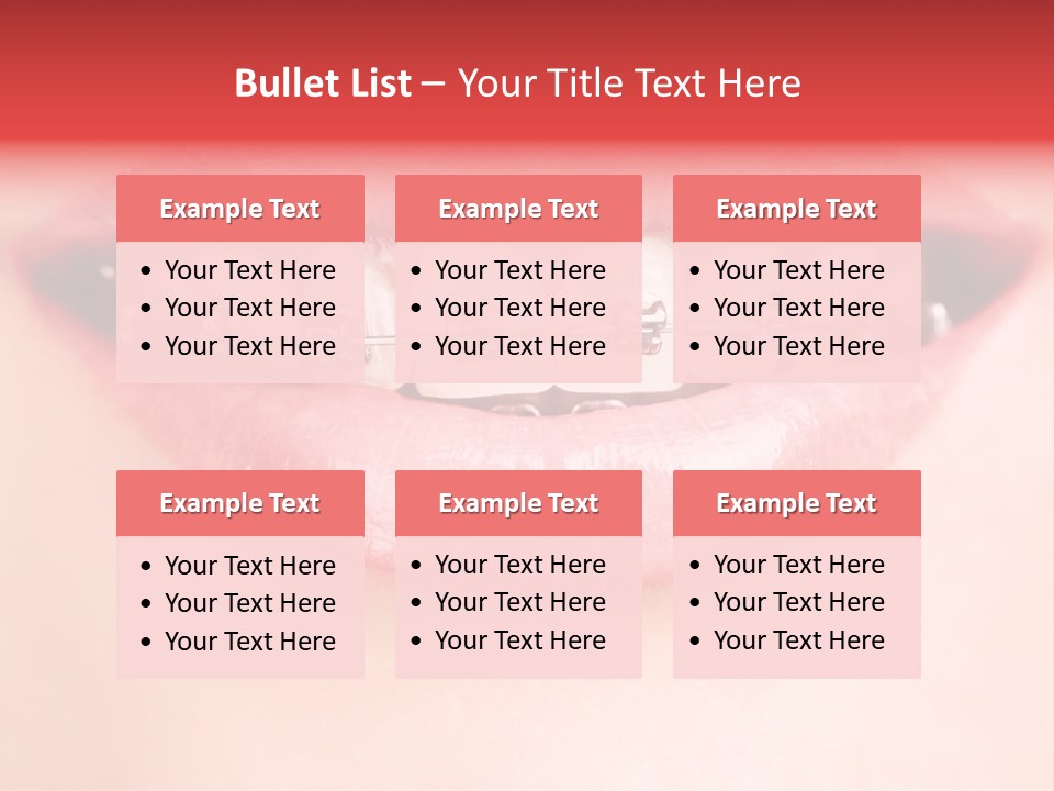 Cheerful Closeup Happiness PowerPoint Template
