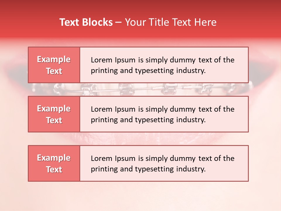 Cheerful Closeup Happiness PowerPoint Template