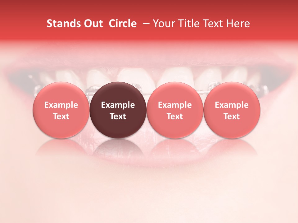 Cheerful Closeup Happiness PowerPoint Template