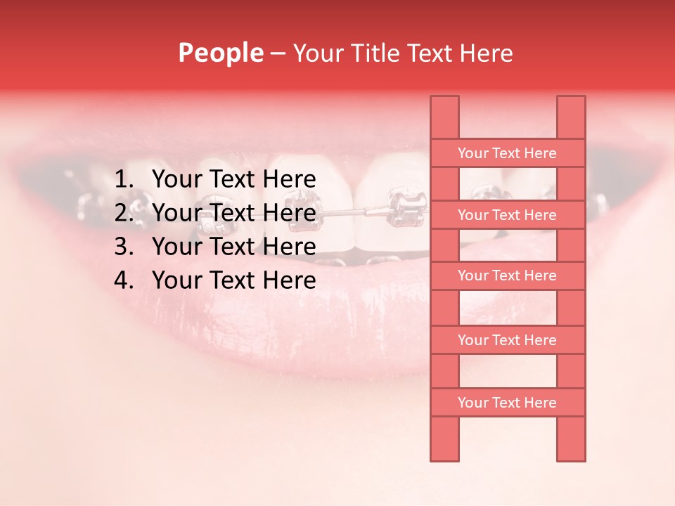 Cheerful Closeup Happiness PowerPoint Template