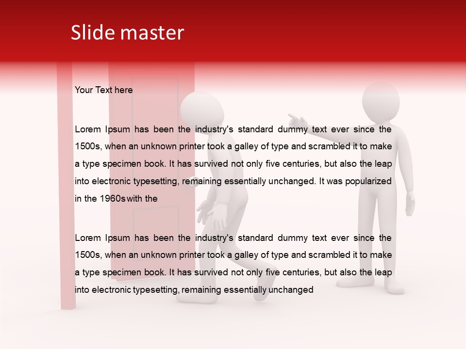 Getout Employee Kick PowerPoint Template