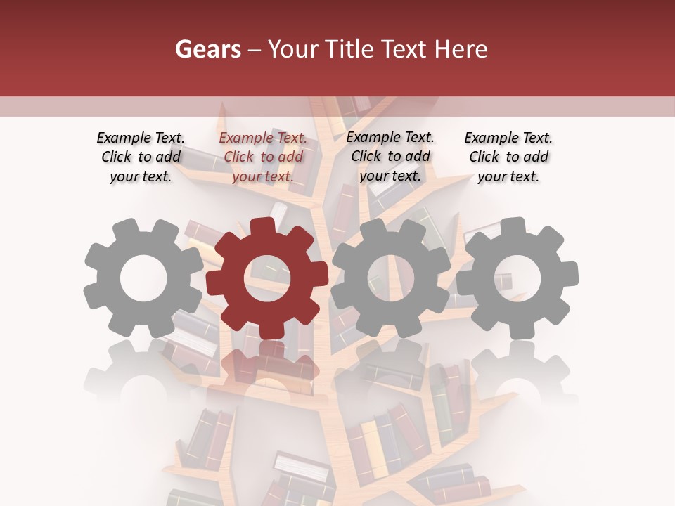 Dictionary Open White PowerPoint Template