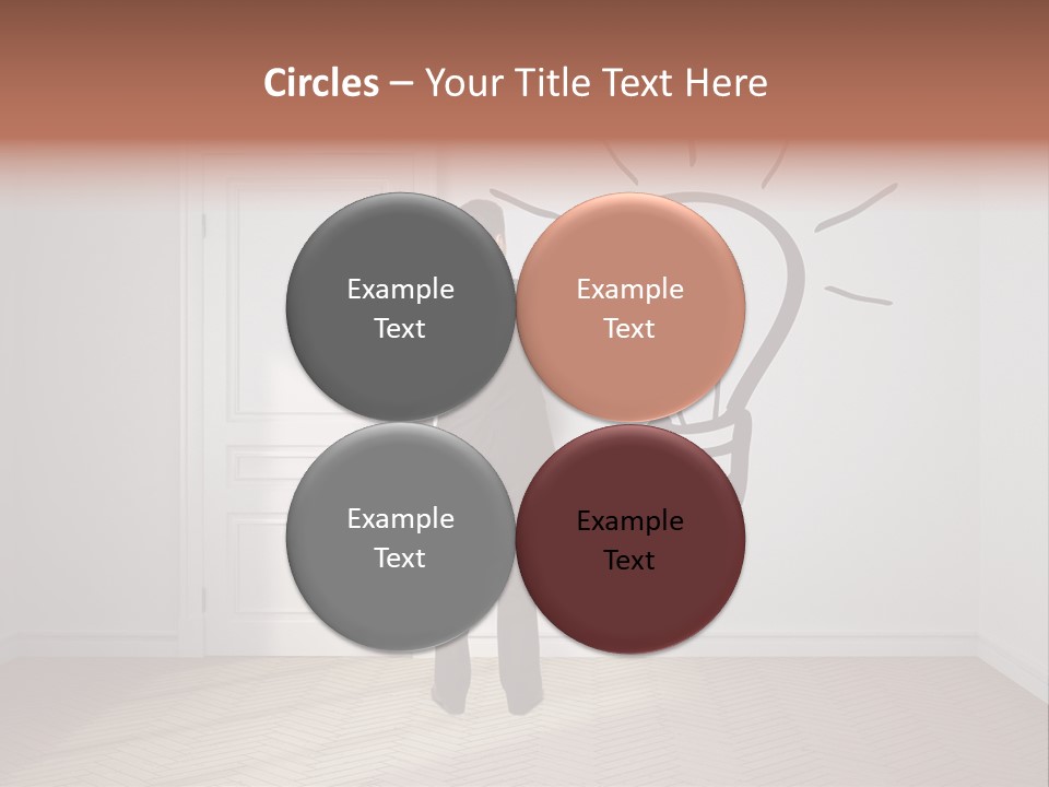 Education Businessman Sketch PowerPoint Template