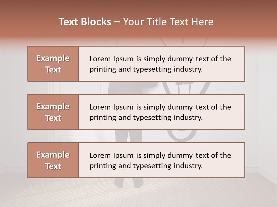 Education Businessman Sketch PowerPoint Template