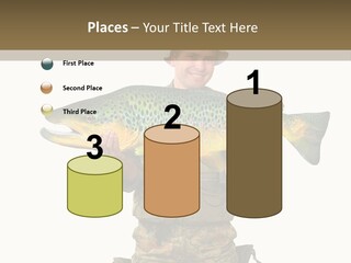 Trout Fishing Gone Fishing Vacations PowerPoint Template