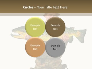 Trout Fishing Gone Fishing Vacations PowerPoint Template
