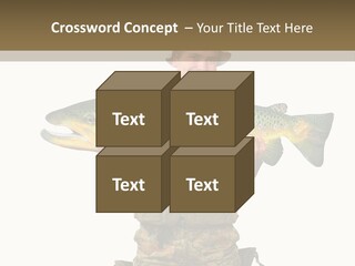 Trout Fishing Gone Fishing Vacations PowerPoint Template