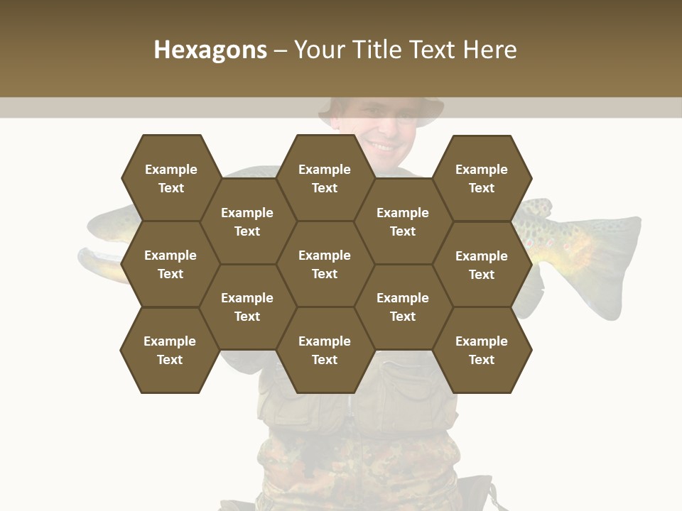 Trout Fishing Gone Fishing Vacations PowerPoint Template