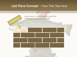 Trout Fishing Gone Fishing Vacations PowerPoint Template