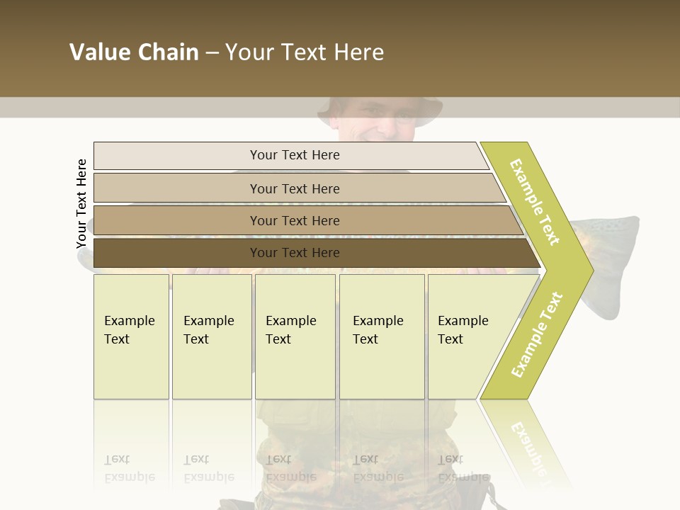 Trout Fishing Gone Fishing Vacations PowerPoint Template