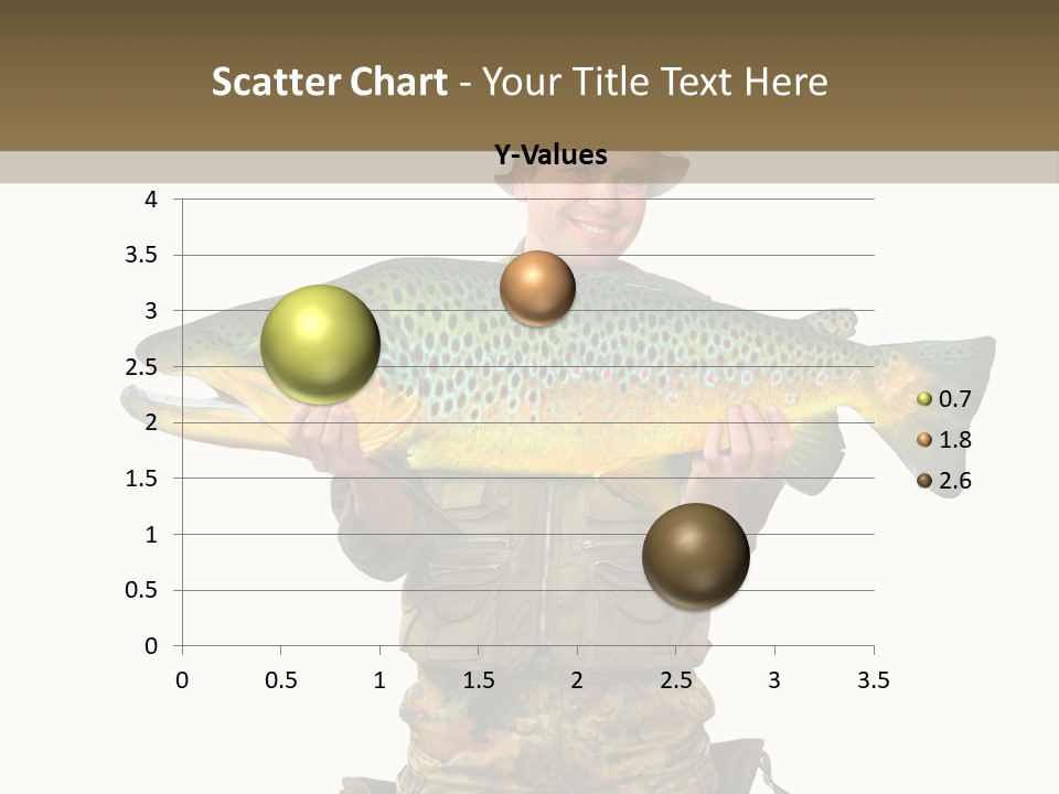 Trout Fishing Gone Fishing Vacations PowerPoint Template