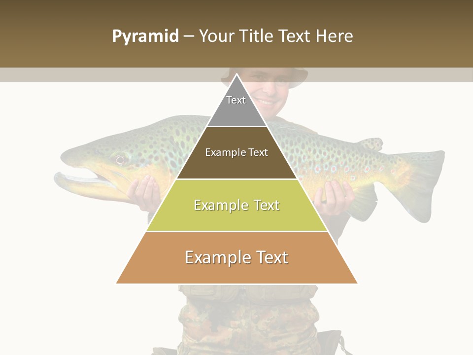 Trout Fishing Gone Fishing Vacations PowerPoint Template