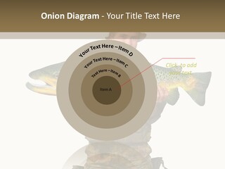 Trout Fishing Gone Fishing Vacations PowerPoint Template