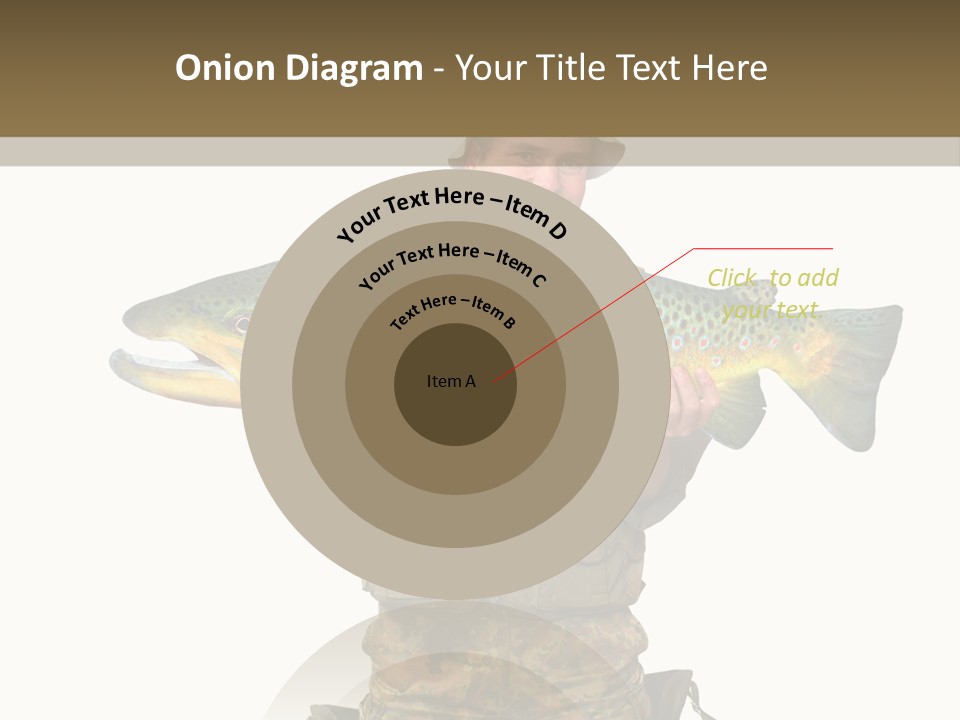 Trout Fishing Gone Fishing Vacations PowerPoint Template