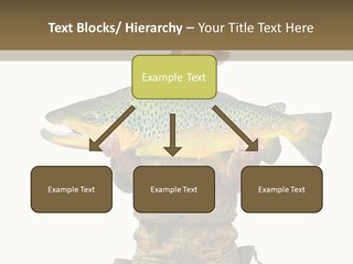 Trout Fishing Gone Fishing Vacations PowerPoint Template