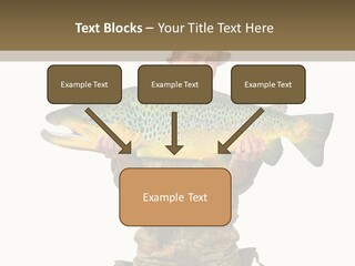 Trout Fishing Gone Fishing Vacations PowerPoint Template