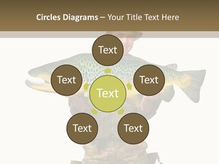 Trout Fishing Gone Fishing Vacations PowerPoint Template