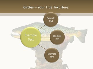 Trout Fishing Gone Fishing Vacations PowerPoint Template