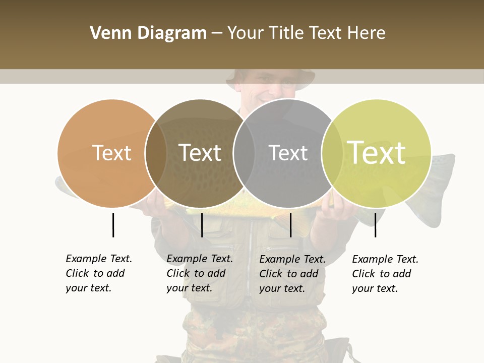 Trout Fishing Gone Fishing Vacations PowerPoint Template