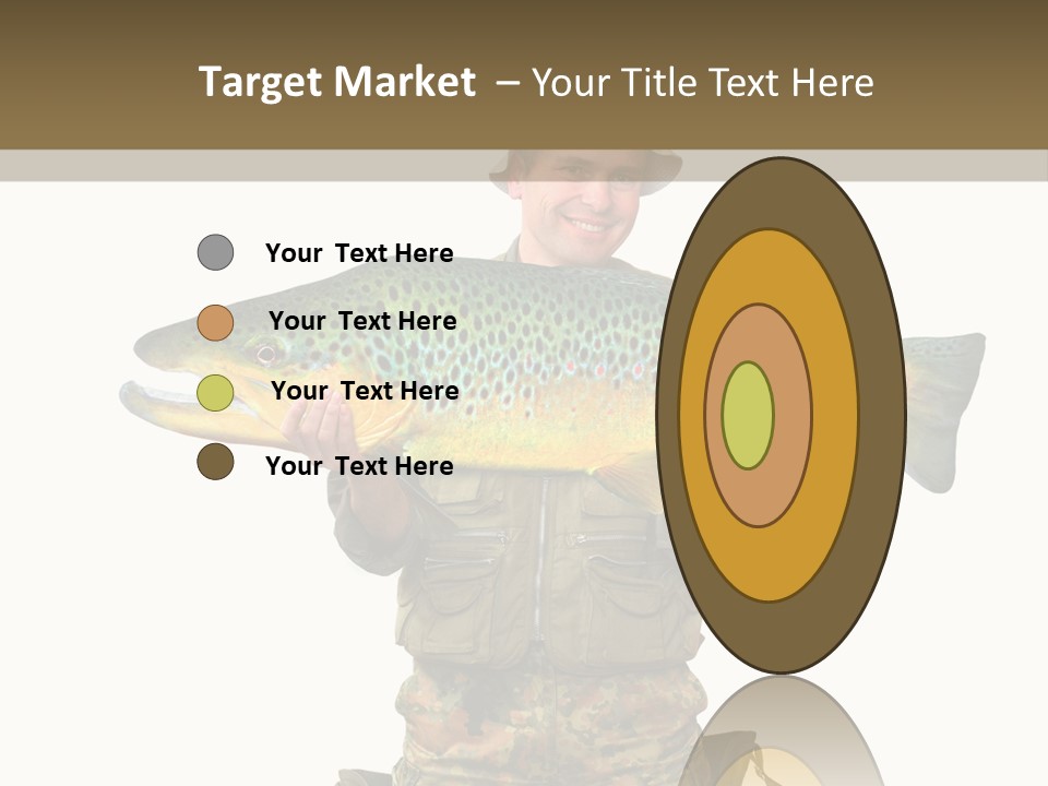 Trout Fishing Gone Fishing Vacations PowerPoint Template