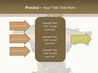 Trout Fishing Gone Fishing Vacations PowerPoint Template
