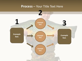 Trout Fishing Gone Fishing Vacations PowerPoint Template