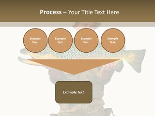 Trout Fishing Gone Fishing Vacations PowerPoint Template