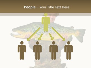 Trout Fishing Gone Fishing Vacations PowerPoint Template
