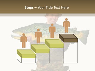 Trout Fishing Gone Fishing Vacations PowerPoint Template