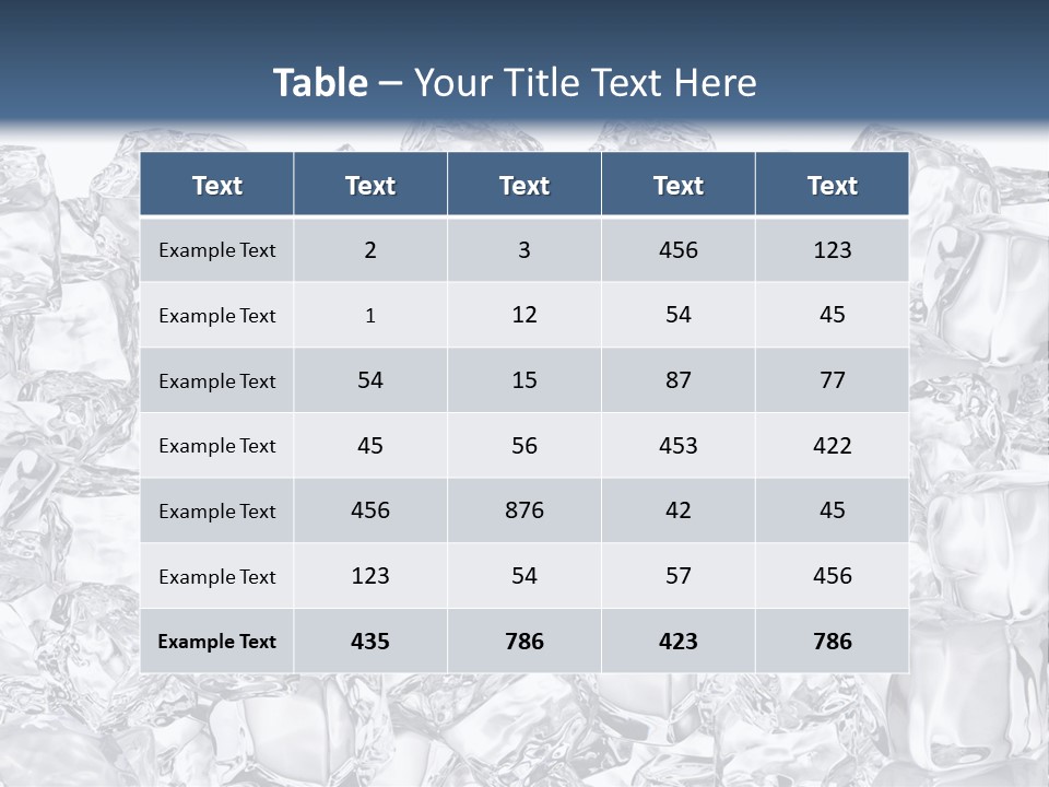 Cool Fresh Transparent PowerPoint Template