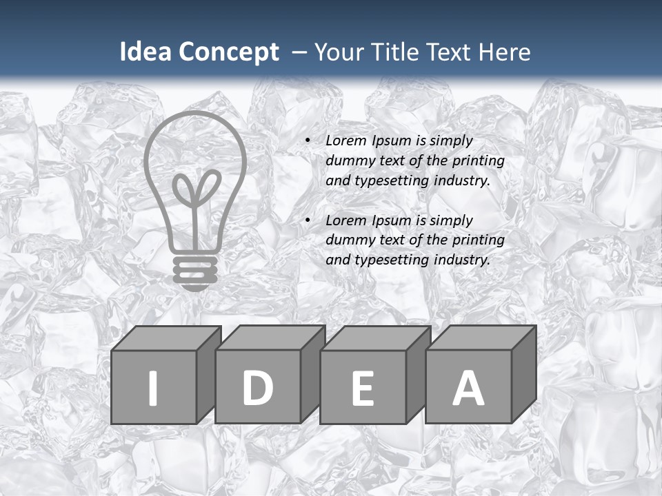 Cool Fresh Transparent PowerPoint Template