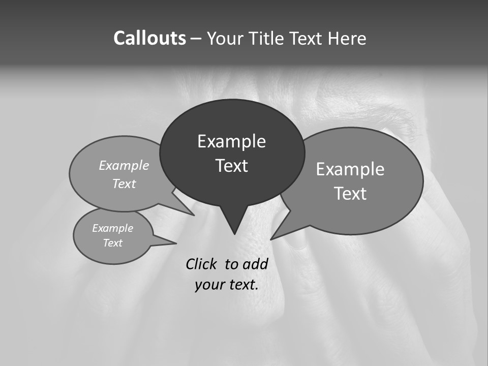 Problem Person Suffer PowerPoint Template