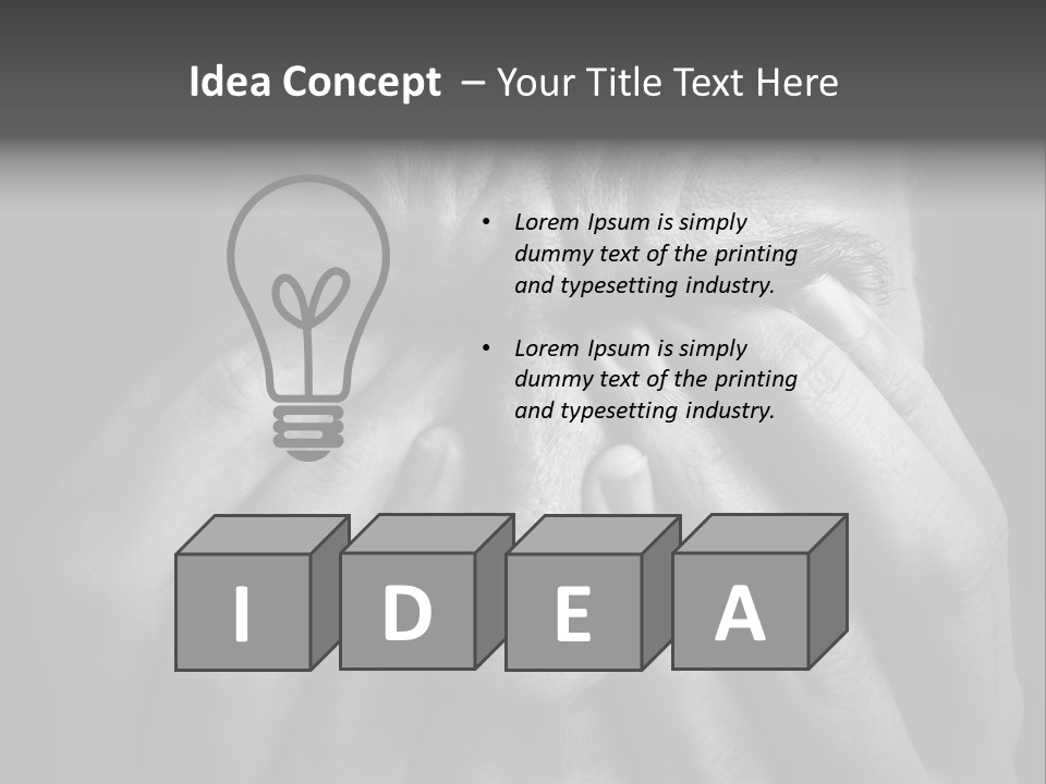 Problem Person Suffer PowerPoint Template