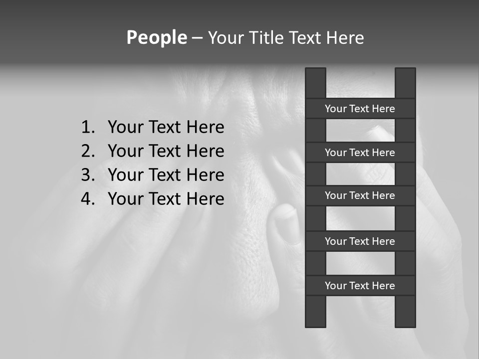 Problem Person Suffer PowerPoint Template