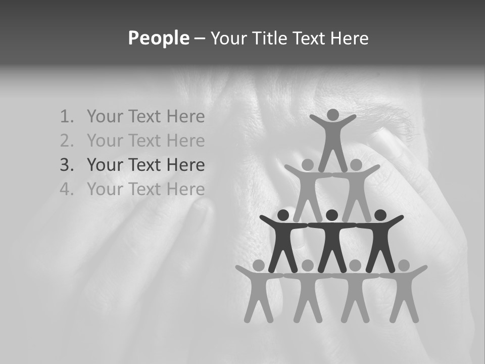 Problem Person Suffer PowerPoint Template