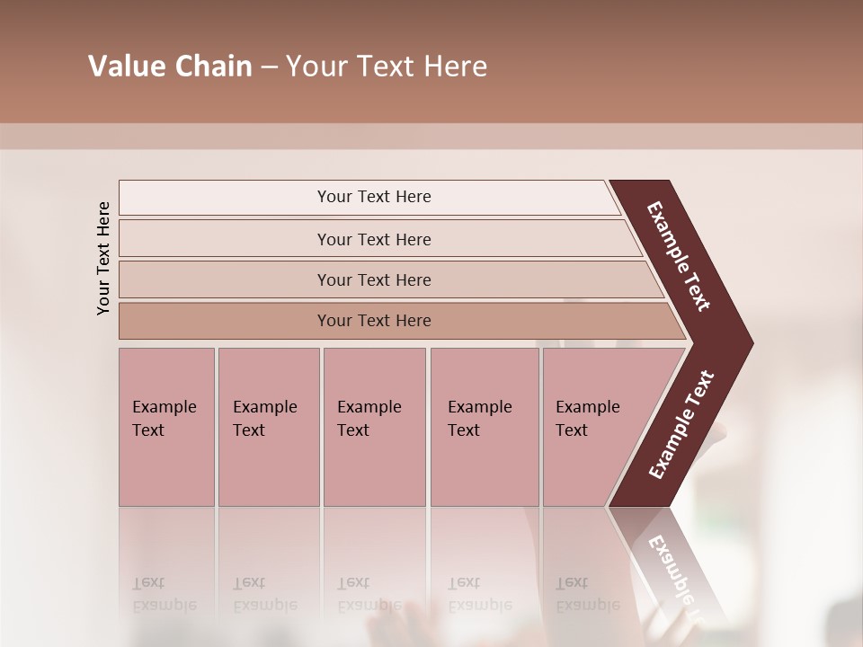 Celebration Arm Palm PowerPoint Template