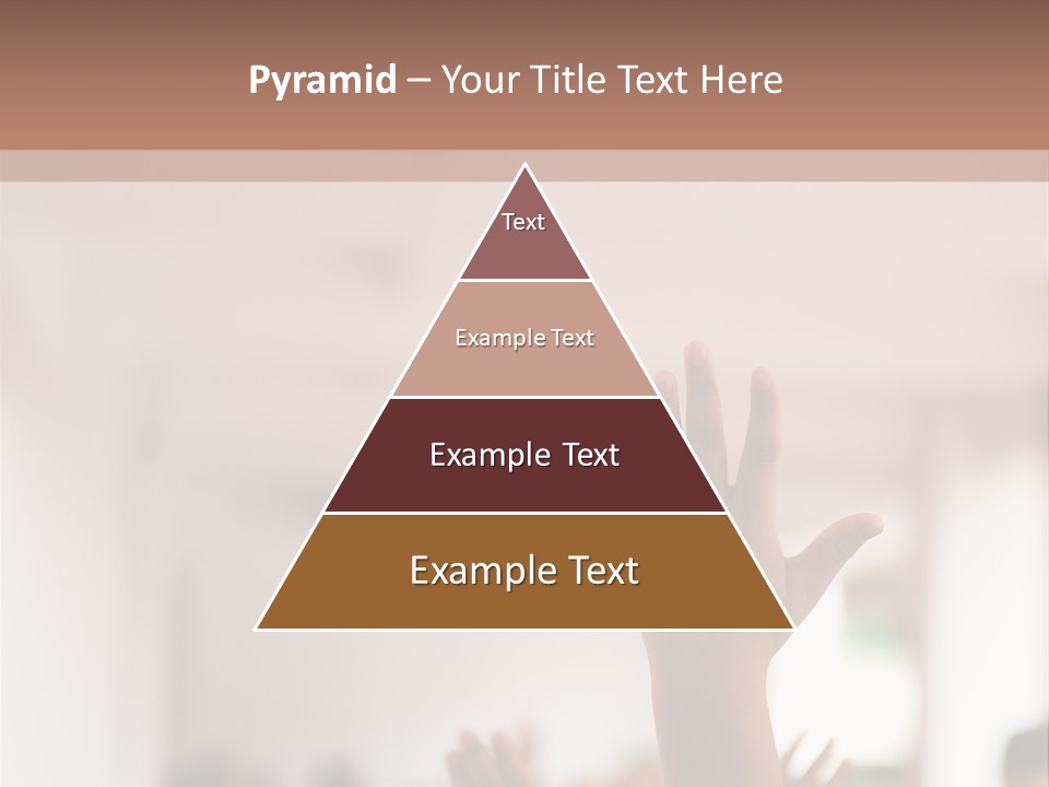 Celebration Arm Palm PowerPoint Template