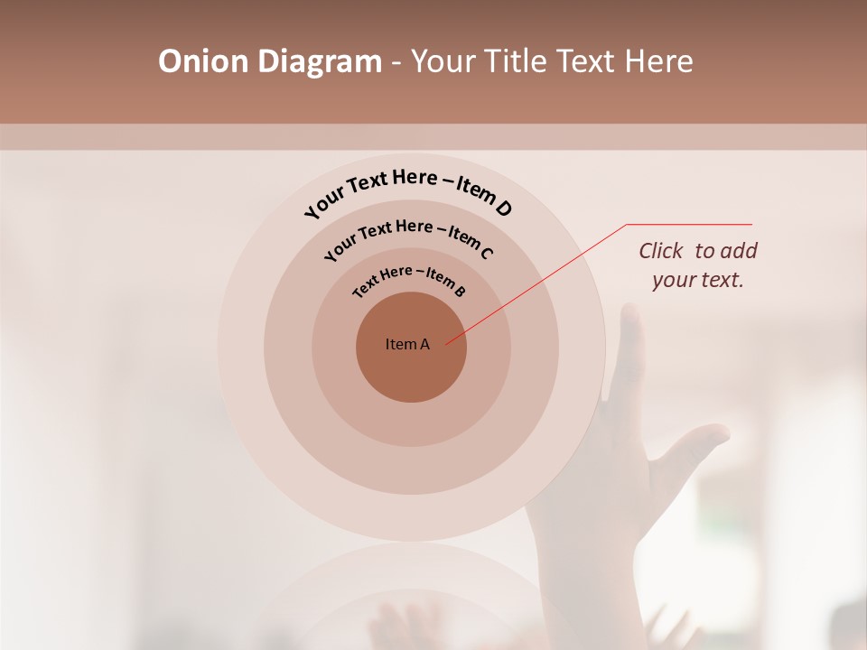 Celebration Arm Palm PowerPoint Template