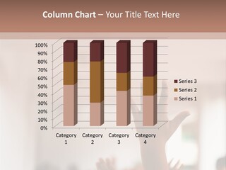 Celebration Arm Palm PowerPoint Template