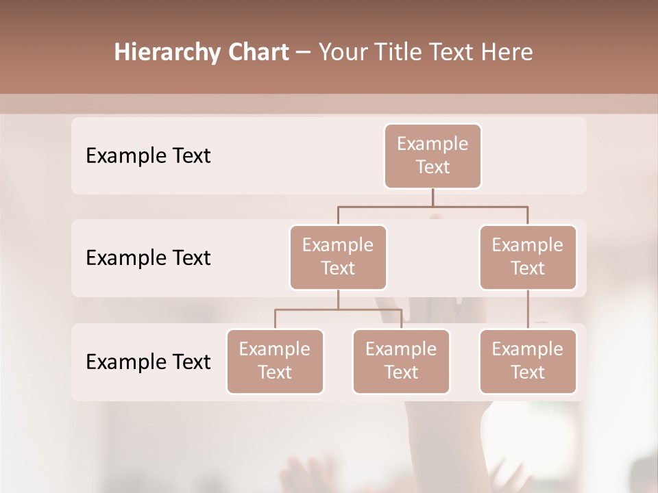 Celebration Arm Palm PowerPoint Template